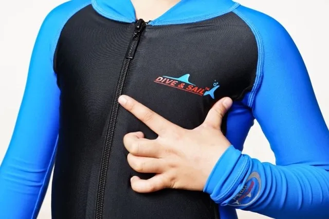 LS-C02-6 Child Kids Full Cover Swimwear Dive Skin Stinger Suit Sun Protection Wetsuit Jump Suits