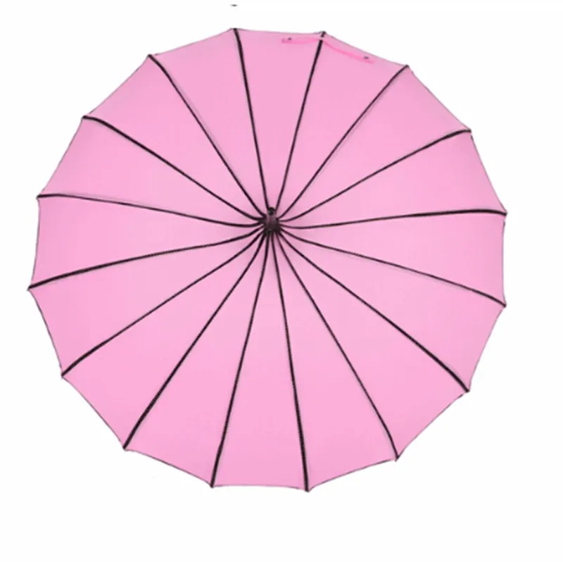 10 Цвета старый-модный зонтик зонт в форме пагоды с длинной ручкой прямой для Для женщин Для мужчин солнце гольф зонтик Paraguas Infantiles