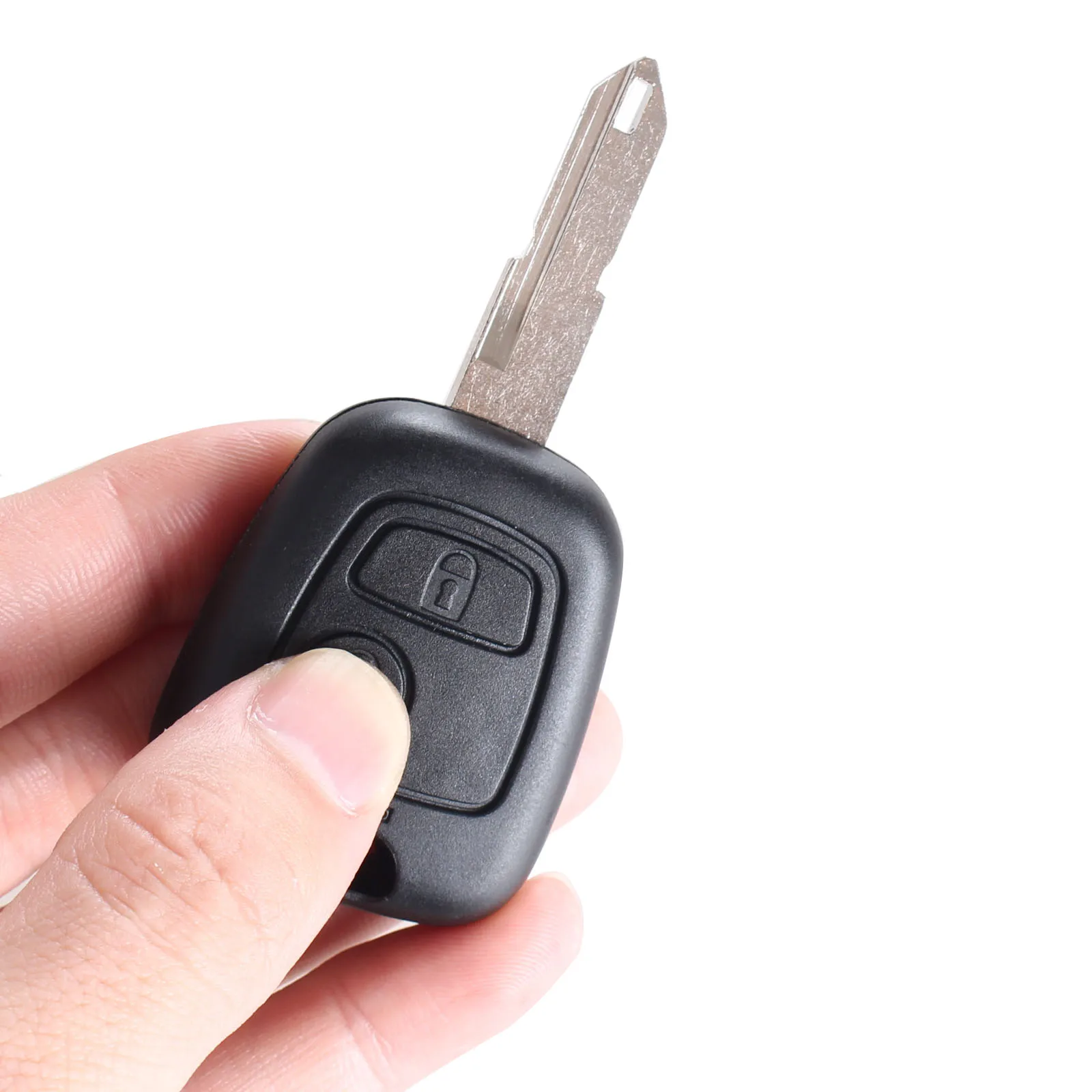 KEYYOU 2 пуговицы спросить дистанционного брелока контроллер для PEUGEOT 206 307 партнеров Citroen C1 C3 433 мГц с PCF7961 чипа