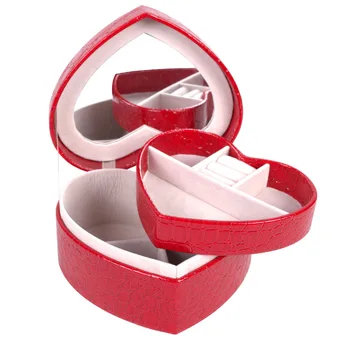 

Jewelry Boxes Rushed 2019 Jewelry Box, Love Double-layer Korean Princess Cosmetic Box And Handicraft Factory For Direct Sale