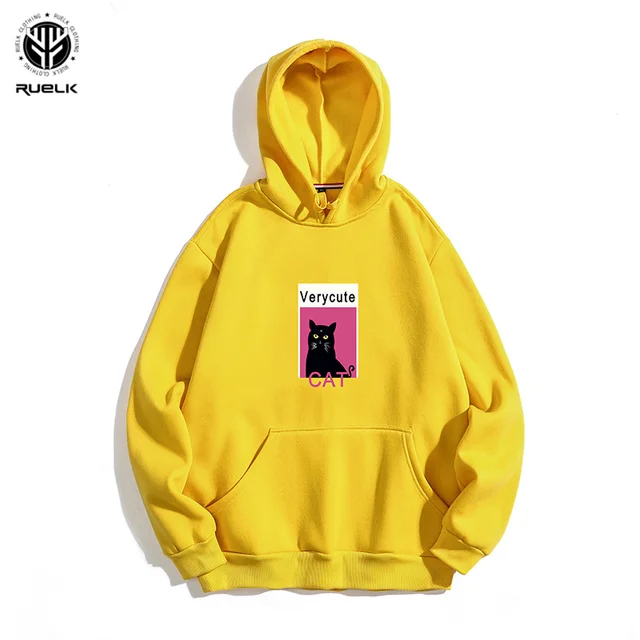 Download RUELK Sleeve Ribbon Solid Pullover Hoodies Sweatshirts ...