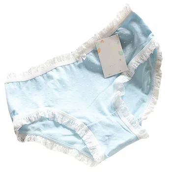 

Cute Polka Dots Briefs Womens Underwear Panties Cotton Sexy Briefs Underpants