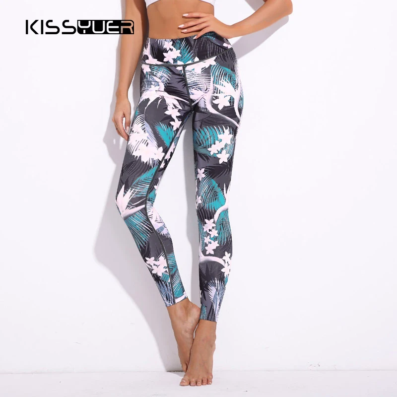 Aliexpress.com : Buy High Waist 3d Floral Print Leggins