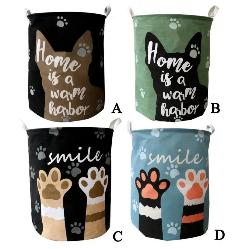 للماء جميل الأزياء قماش ملاءات الغسيل الملابس الغسيل سلة التخزين سلة للطي تخزين مربع cesto روبا sucia A70