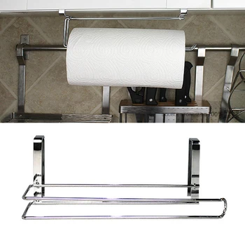 

1PC Towel Bar Holder Stainless Steel Roll Paper Holder Rack Bracket Wall Mounted Towel Hanger Toilet Bathroom Toilet Paper Stand
