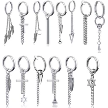 Корейские популярные хип-хоп kpop bangtan серьги-гвоздики для мальчиков модные серьги из нержавеющей стали с подвеской в виде листа ювелирные изделия для мужчин и женщин