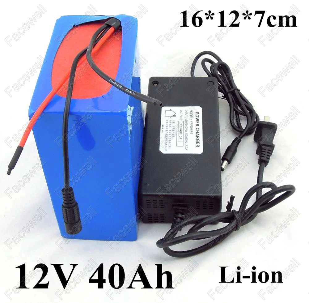 af hebben in plaats daarvan Trouw Gtk 12v 40ah Lithium Ion Battery 12v Lithium Battery Pack Bateria 12v Pack  Battery 40ah For Electric Bike With Bms + 3a Charger - Battery Packs -  AliExpress