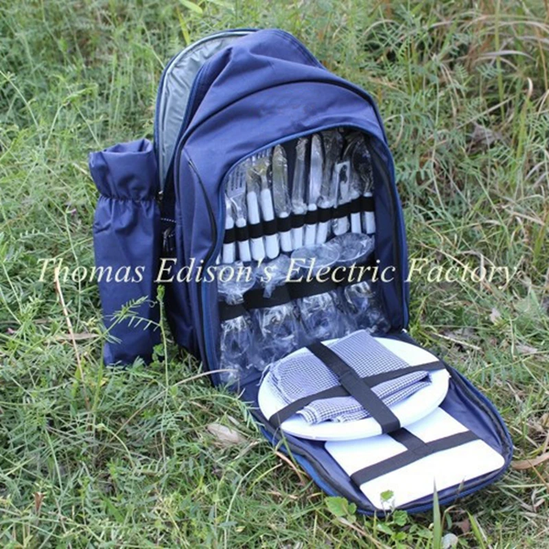 Portable cutlery bag four people picnic bag picnic bag