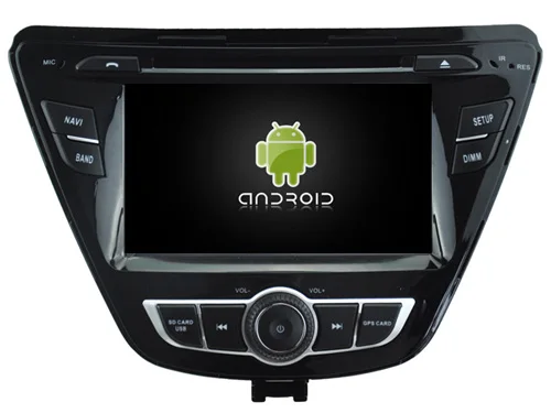 Top Android 8.0 octa core 4GB RAM car dvd player for HYUNDAI ELANTRA 2014 ips touch screen head units tape recorder radio with gps 0