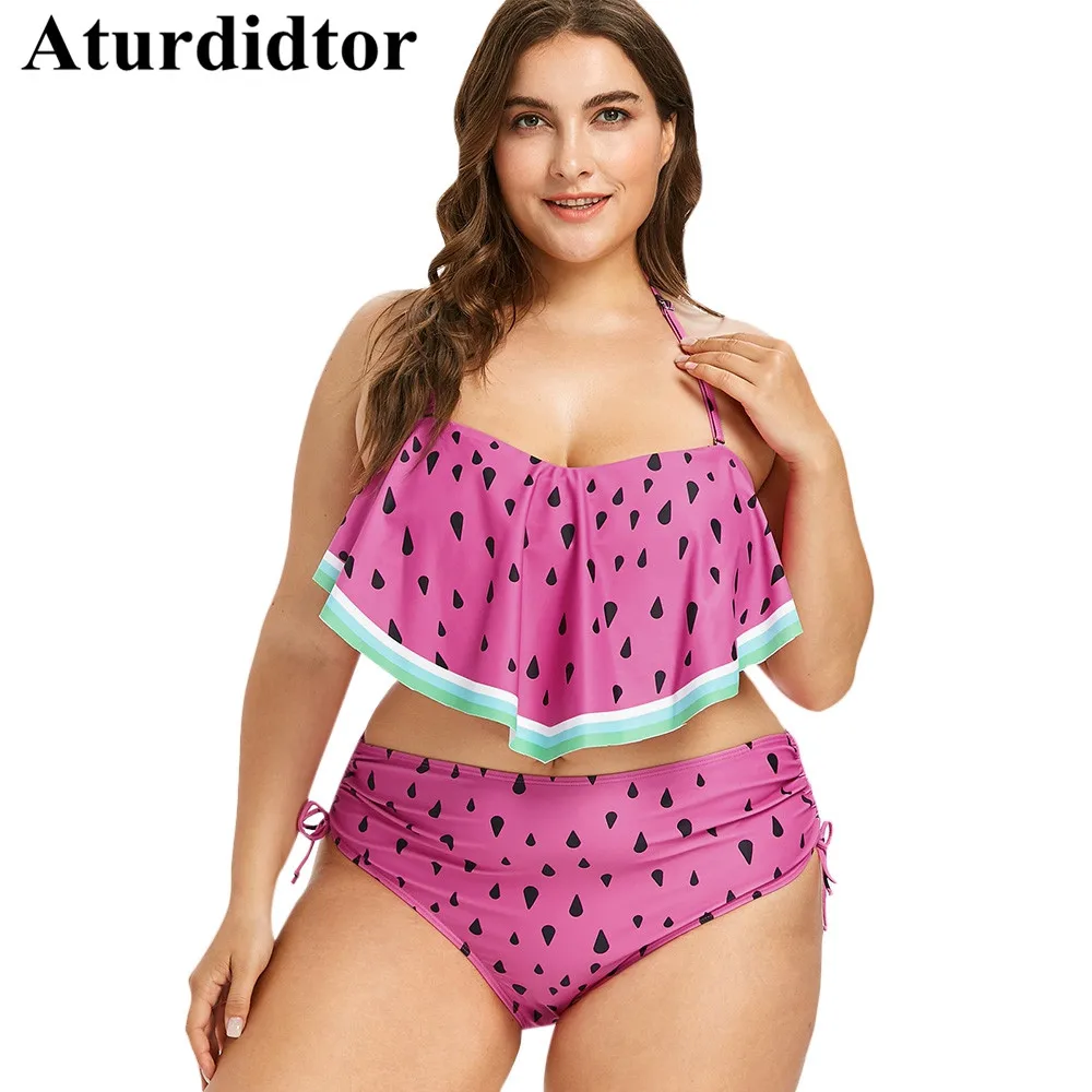 plus size watermelon swimsuit