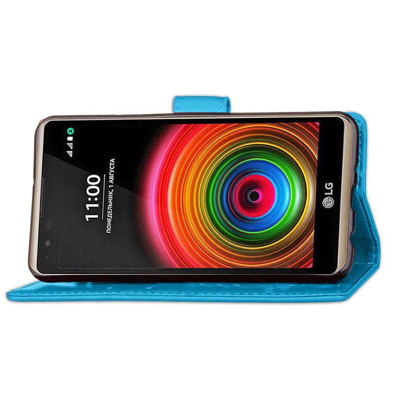 Для LG X Мощность K220DS K220 K210 чехол кожаный бумажник кремния флип Чехол для Чехлы