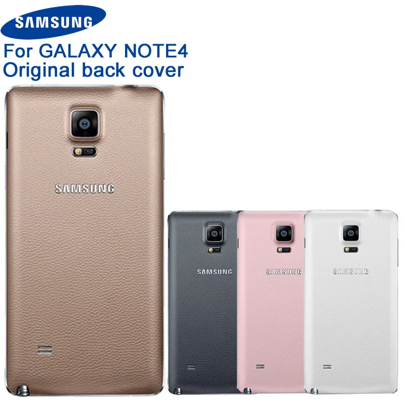 Оригинальный чехол для Samsung Galaxy Note4 N9100 N910H Note 4 задняя крышка телефона|Бамперы| |