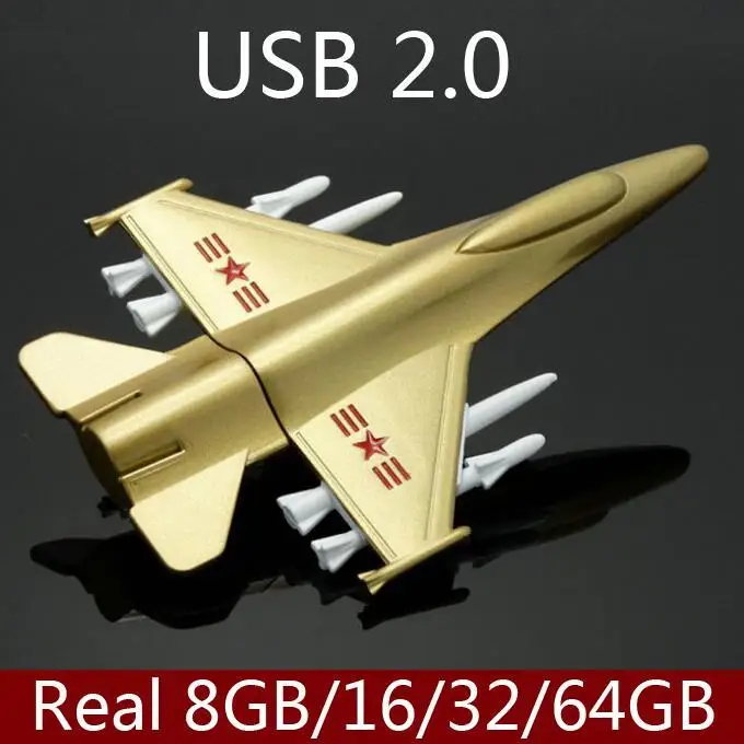 Memoria Usb 2.0 Flash Drive 128GB Plane Memory Card Pen Drive 32GB 16GB