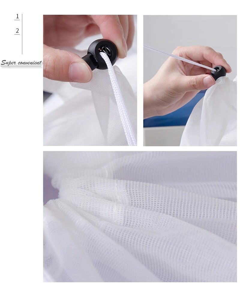 Drawstring бюстгальтер нижнее белье продукты пакеты, корзины для стирки) сетка мешок бытовые инструменты для уборки аксессуары стирки уход