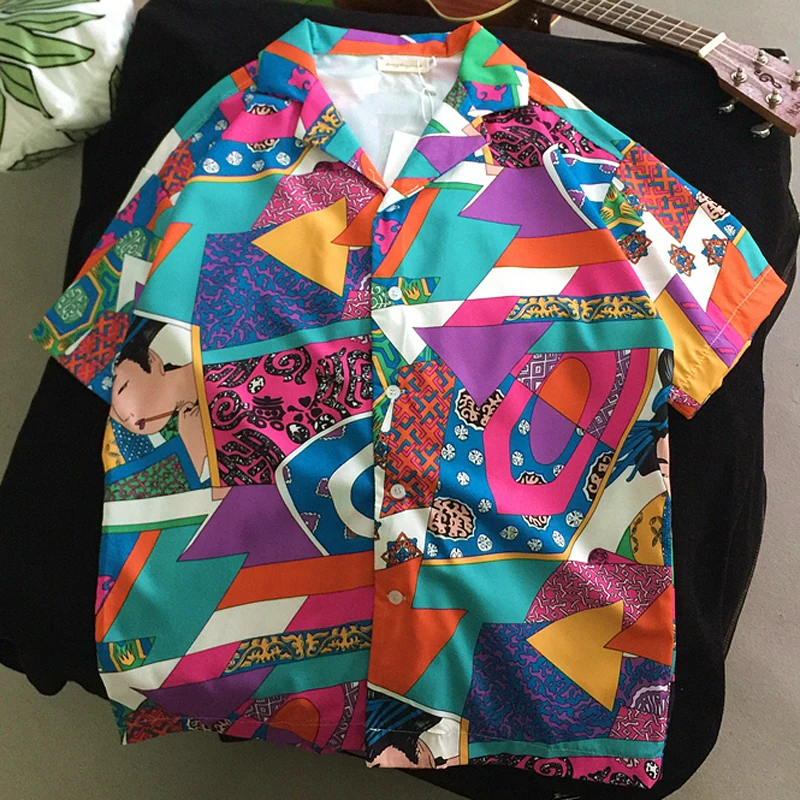 OSCN7 2019 عارضة منقوشة قصيرة الأكمام قميص الرجال الشارع 2019 هاواي الشاطئ النساء قابل للتعديل تنحنح قصيرة الأكمام قمصان رجالي 8811 OSCN7 2019 عارضة منقوشة قصيرة الأكمام قميص الرجال الشارع 2019 هاواي الشاطئ النساء قابل للتعديل تنحنح قصيرة الأكمام قمصان رجالي 8811