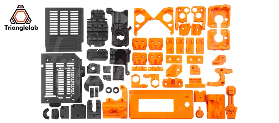 TriangleLAB PETG материал полный печатные части для DIY Prusa i3 MK3S медведь Обновление 3D принтер не PLA материал