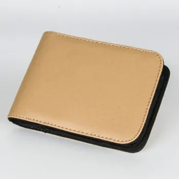 

metal Fountain Pen/Roller Pen pencil case Black Color PU Leather Zipper Case for 12 Pens case Office Stationery pencil bag