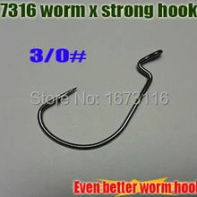 2015HOT рыболовный червь x крепкие Крючки Размер: 3/0# quanlity: 100 шт/партия фабрика, специализирующаяся на производстве