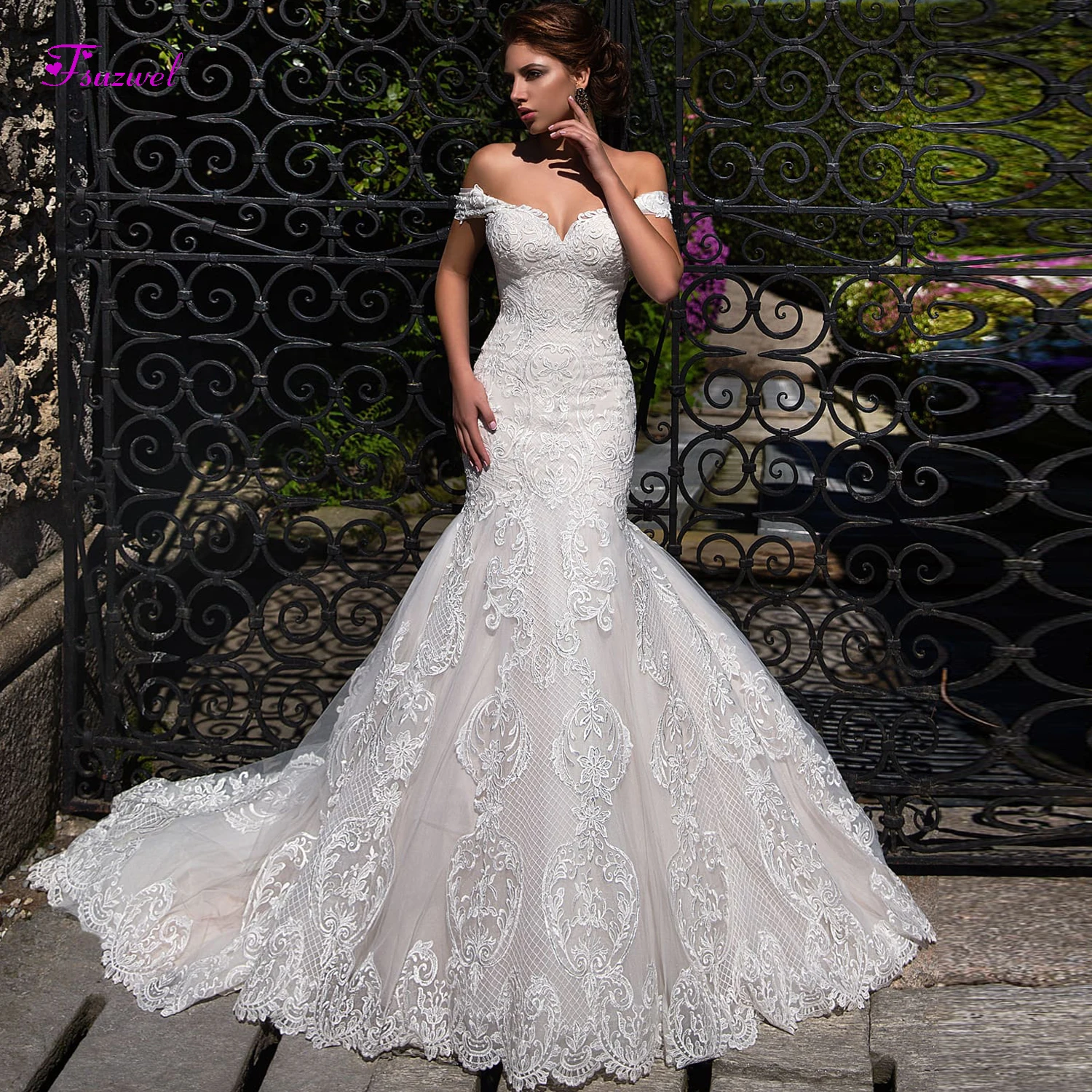 boat neck with lace
