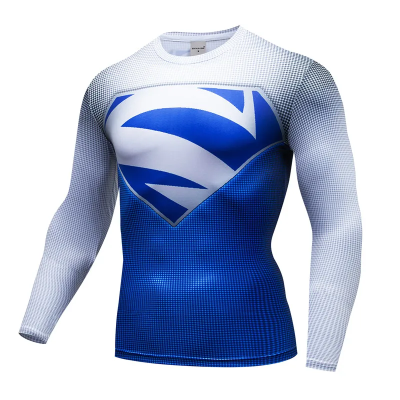 Designers create stylish superhero 3D compression t-shirts, long-sleeved tops and crusader costumes Designers create stylish superhero 3D compression t-shirts, long-sleeved tops and crusader costumes