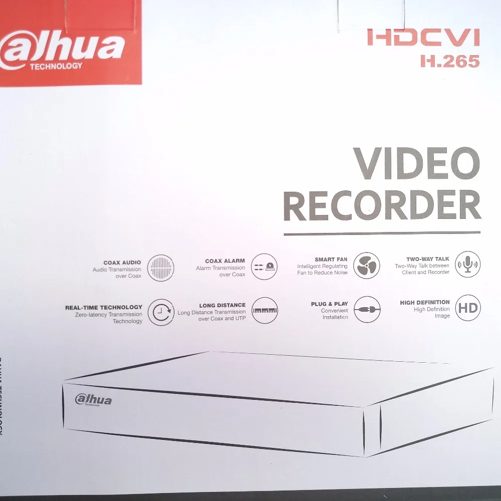Dahua XVR 4K XVR5104HS-4KL-X H.265+ / H.265 IVS Smart Search up to 8MP Supports HDCVI/AHD/TVI/CVBS/IP video inputs PSP Lite