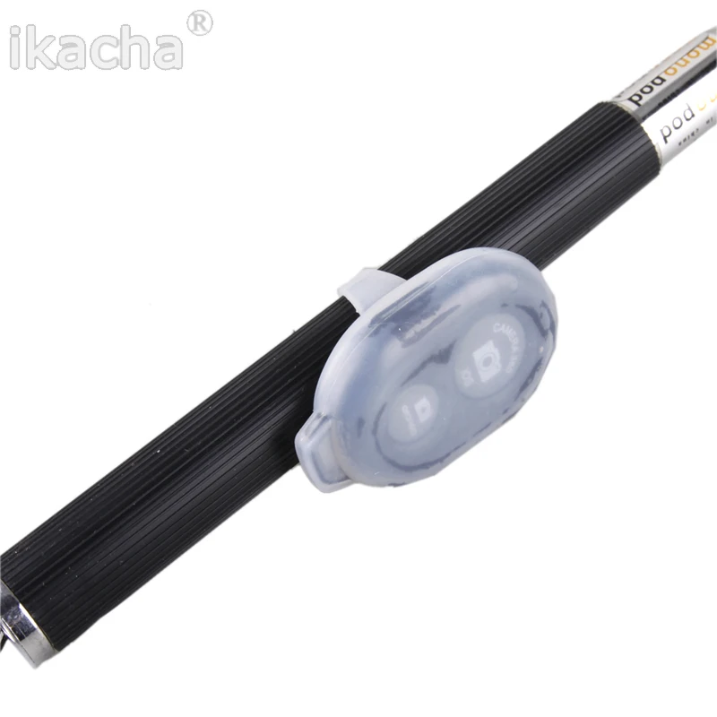 Clear White Bluetooth-compatible Silicone Case Skin for Selfie Handheld Stick Monopod Remote Shutter Monopod