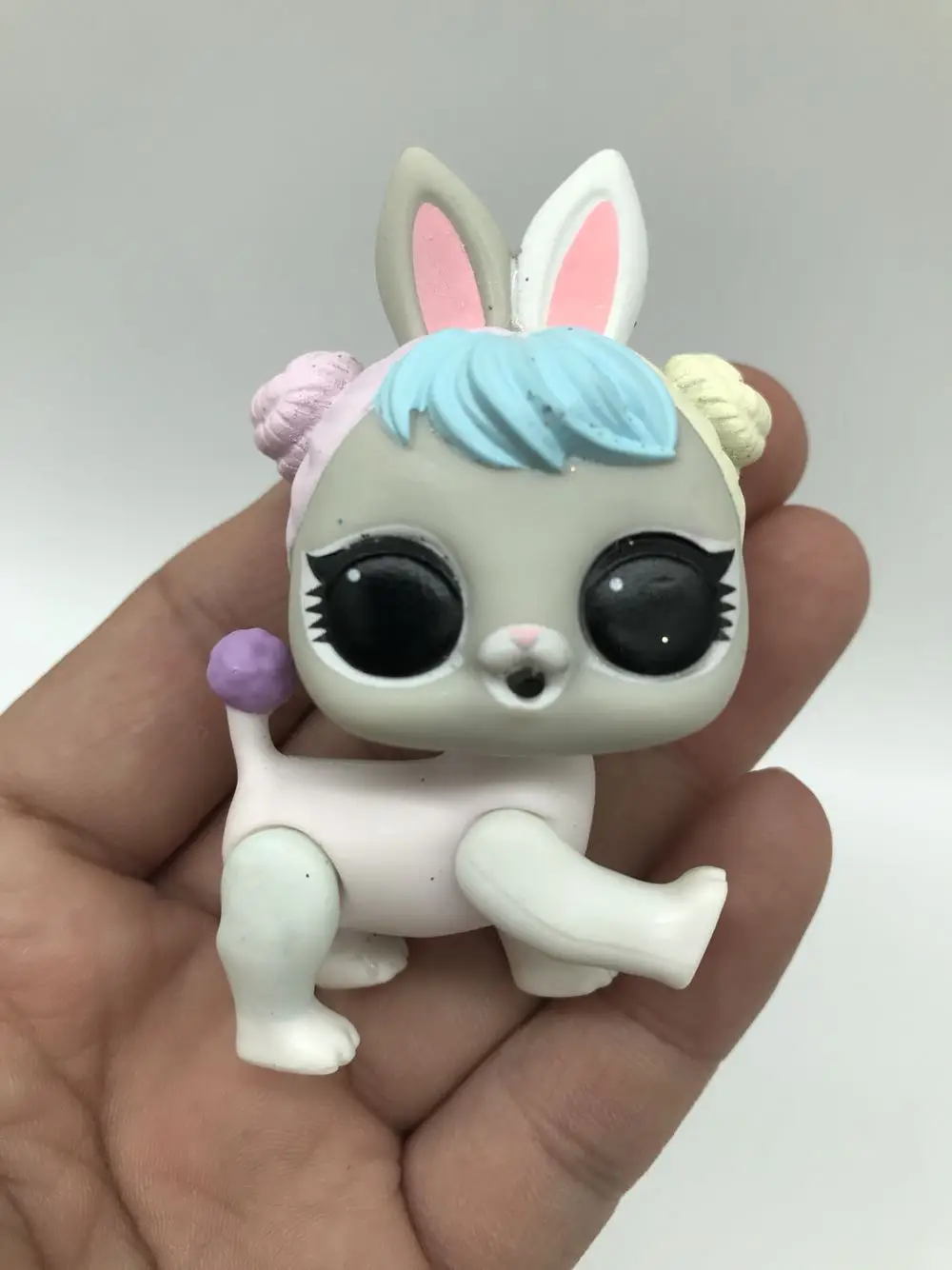 

1PCS Baby Doll Pet Puppy Cat Rabbit Cute Big Eyes Children's Toys Random style