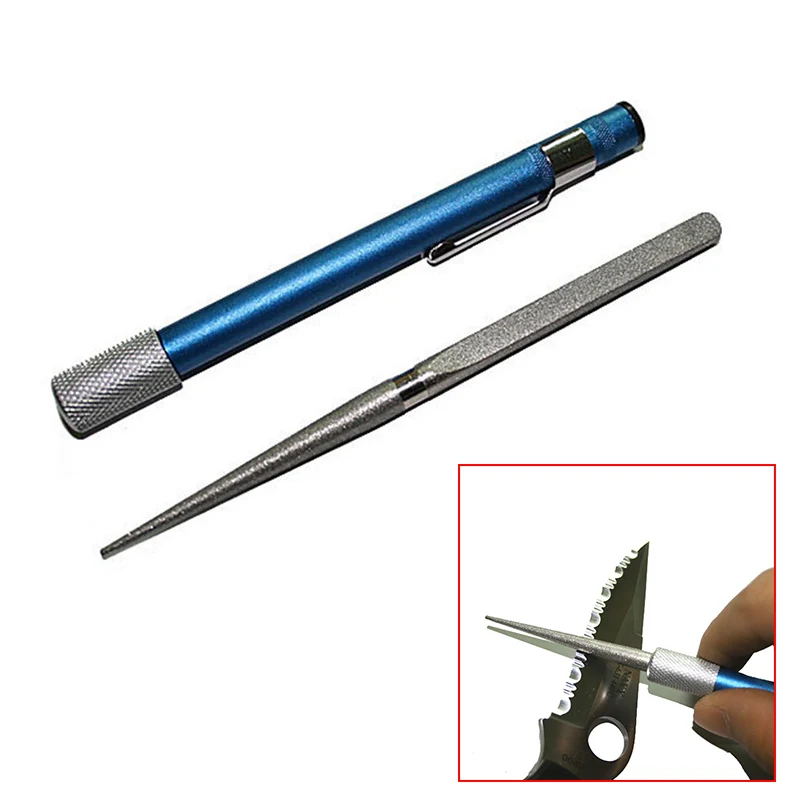 Новые Портативный Алмазный точильный камень Pen Тип Ножи Грит Ножи точилка Охота Кухня Ножи 2016 8