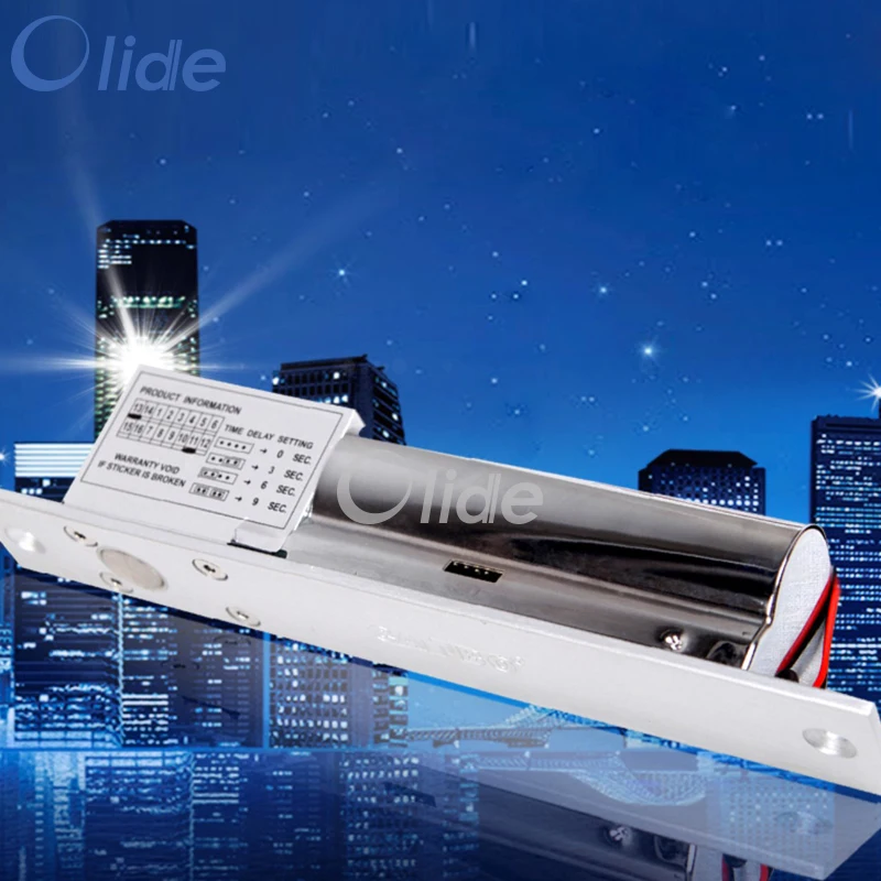 

Electric Lock Delay Time 0-9S, DC12V Electric Lock For Autodoor System