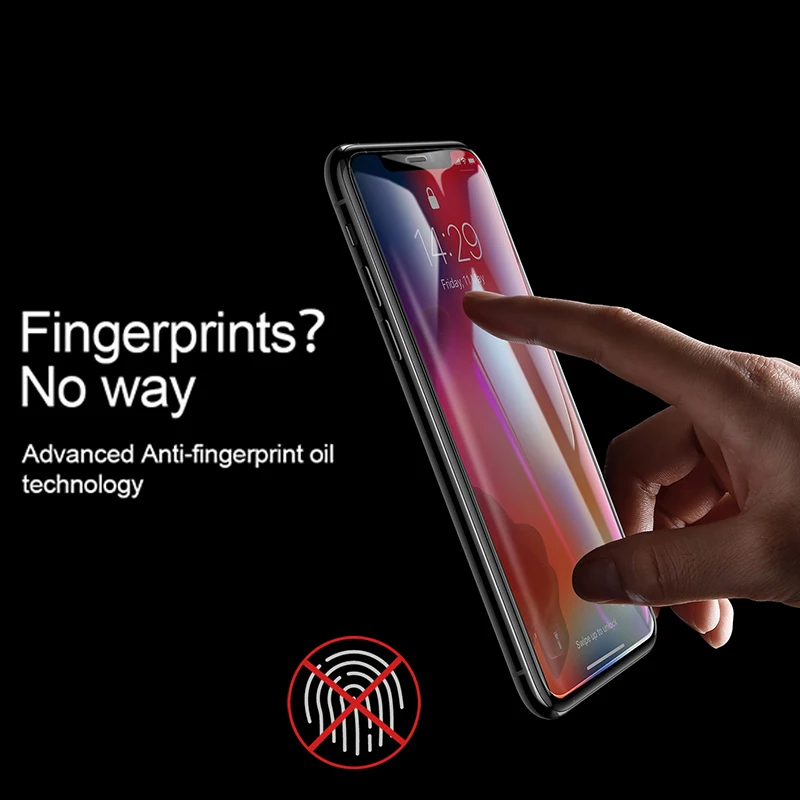 Baseus 0 15 мм защита для экрана из закаленного стекла iPhone 11 Pro Max XS Xr X защитное стекло