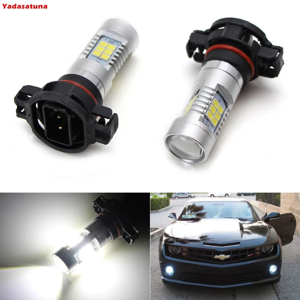 

2XSuper Bright H16 5202 LED Fog Bulb Daytime Lights Car DRL Driving Lamp 2835 21SMD Led Car Driving Daytime Running Lights White