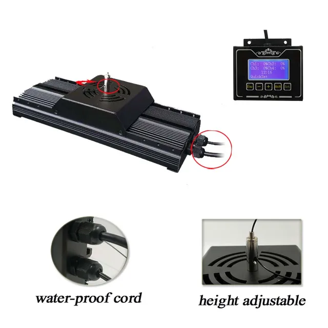 dsuny full spectrum aquarium reef sps fish tank extension cord acuarios