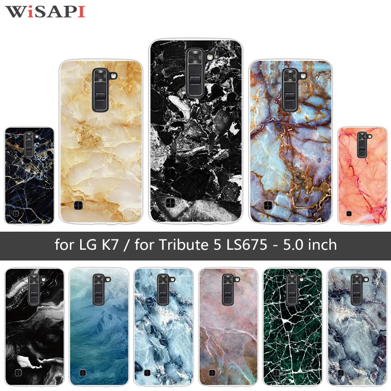 Для LG K7 K330/Tribute 5 LS675/X210 X210DS модная задняя крышка Fundas для TPU Ультратонкий Мягкий
