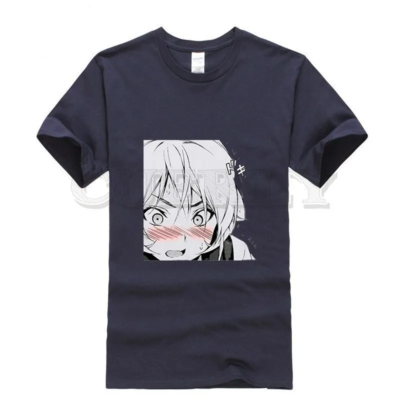 

2019 new T-shirt Short sleeve ahegao himiko toga Leisure shy girl sexy comics Summer dress men tee Cotton cos play Retro