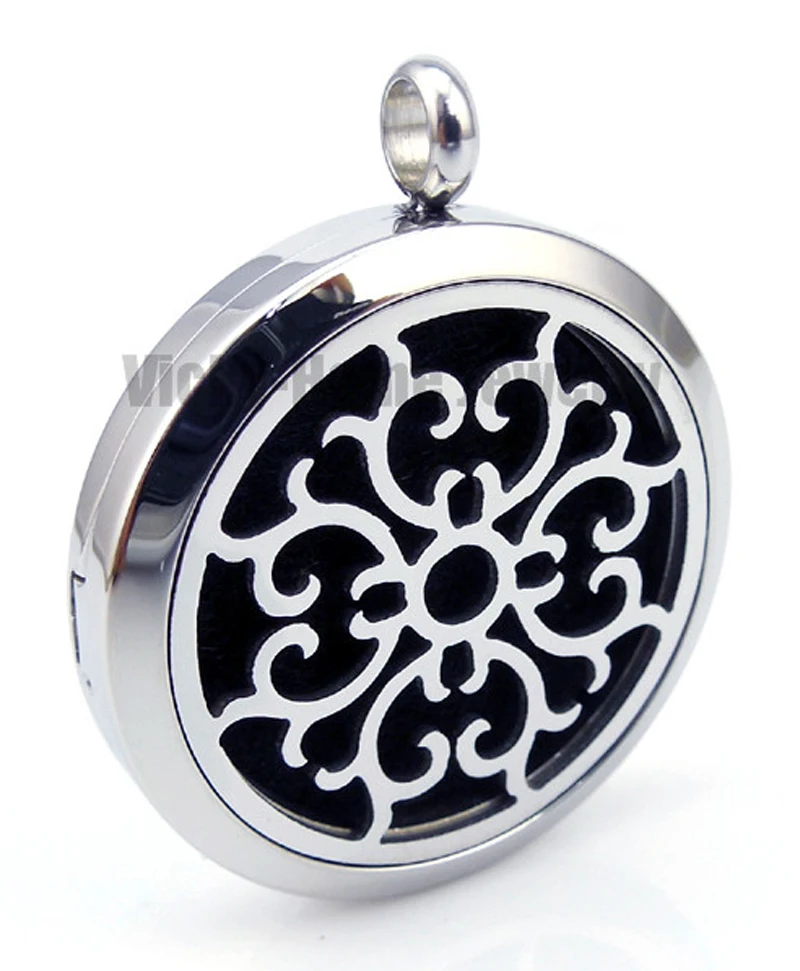 

With chain gift With chain gift Flower Design (30mm) Essential Oils Diffuser Locket Aroma Jewelry with Pads drop shipping