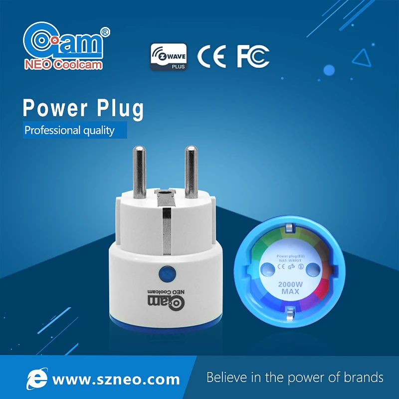 

Home Automation Z wave Plus Sensor Smart Home Power Plug Socket EU US Power outlet Adapter Compatible Z-wave 300 and 500 series