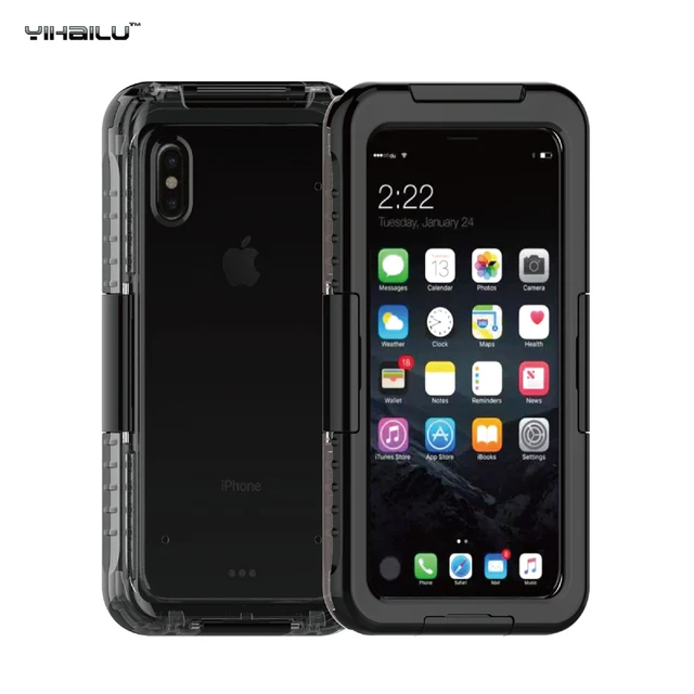 Waterproof Case For iPhone X Hybrid Swimming Diving Water