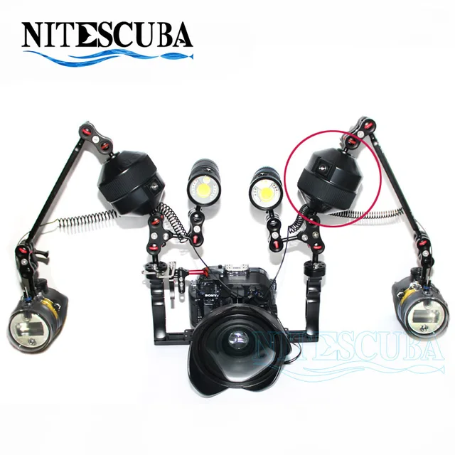 NiteScuba Diving INON Mega Float Arm Connector Floating for strobe