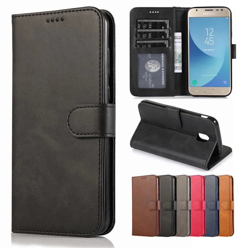 For Samsung Galaxy J3 Wallet Leather Phone Cases For Samsung J3 Pro J330F Flip Book Cover Galaxy J3 J330 Coque