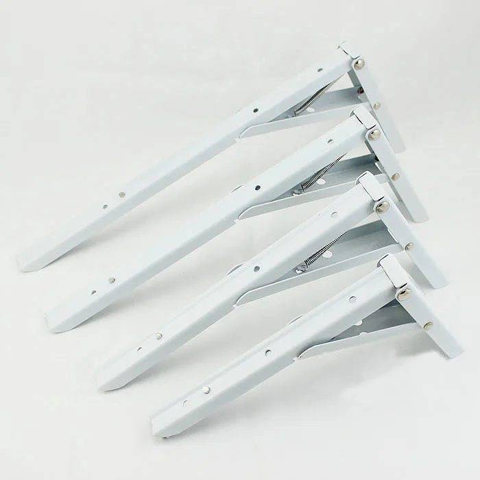 Buy 10 Prs Folding White Shelf Brackets 8" RV Table