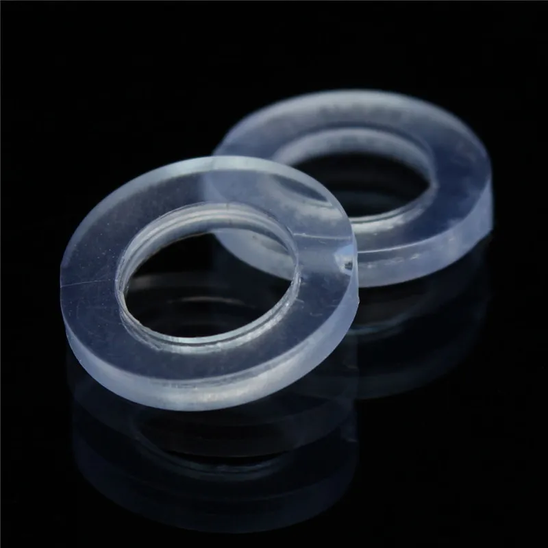 10Pcs/lot Transparent Rubber Shower Hose Washers Rings For Tube Pipe