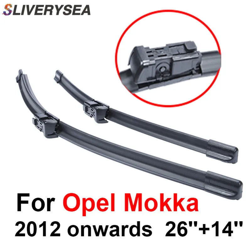 Лезвия стеклоочистителя SLIVERYSEA для Opel Mokka 2012 года 26 ''+ 14'' высокое качество
