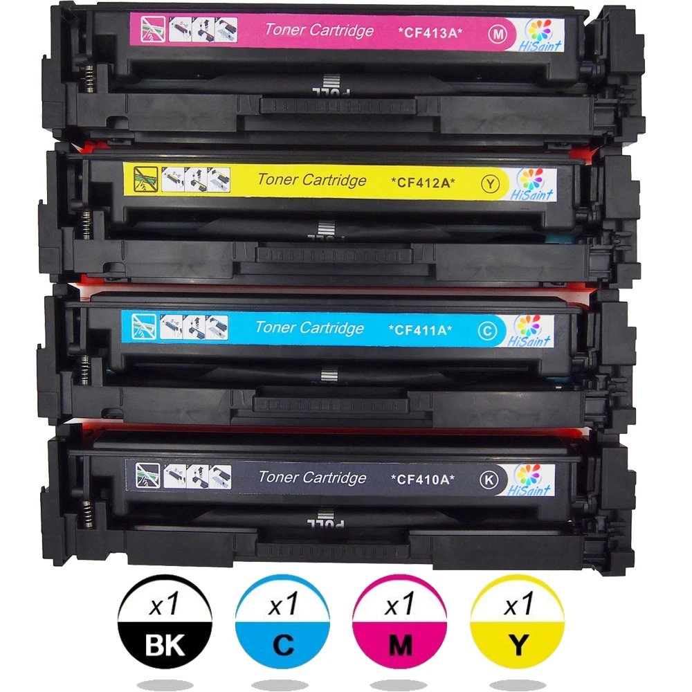 Hisaint для HP CF410A CF411A CF412A CF413A тонер картридж Eingestellt Color LaserJet Pro MFP M477fdn M477fdw|toner cartridge|hp toner