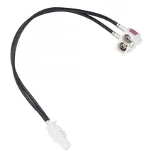Fit for Skoda RNS315 RNS510 RCD510 Radio Antenna Adapter Cable Two to One Antenna Car Radio Antenna