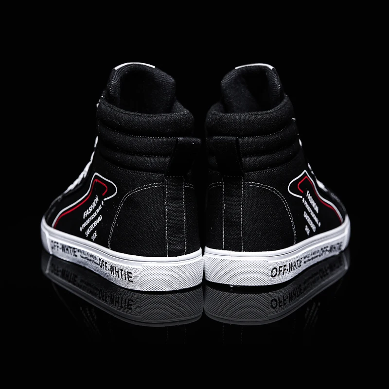 Plein Chaussures Mode Épais 2019 Planche Jeunes Haute gris Air Roulettes rouge Pour En Toile Nouvelle Plat Aider Tendance Étudiant Noir De À Hommes Coton Casual zFqzx4A