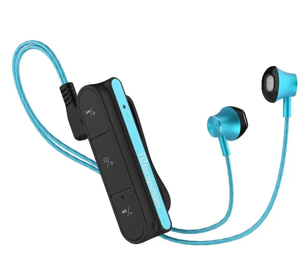 Langsdom металлические Bluetooth Спортивные Беспроводные наушники BX10 Bluetooth игровая гарнитура стерео наушники-вкладыши бас HIFI музыкальные наушники - Цвет: Blue