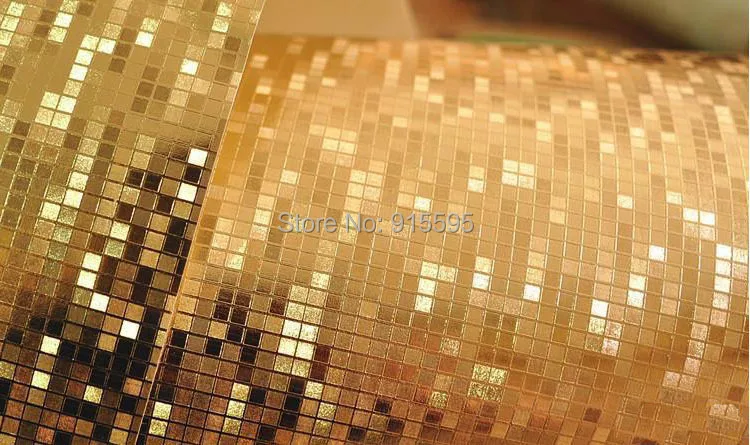 Роскошные блестящие мозаичные обои, фоновые обои, обои из золотой фольги, серебристые потолочные Настенные покрытия, 3D обои