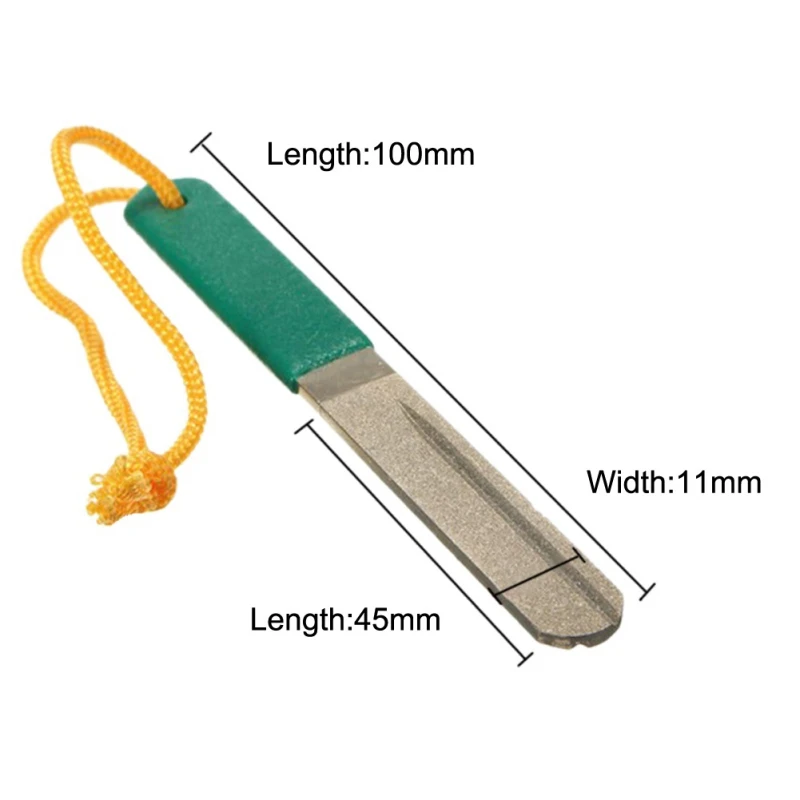 

Fishing Accessories Diamond Hook File Luya Bait Fly Fishing Hook Grindstone 4-inch Carbon steel Single-slot Hook File