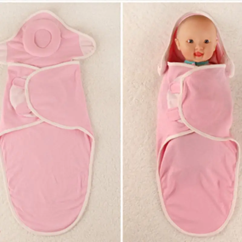 2017 New 0 6 Month Baby Blanket 100 Cotton baby Swaddle Wrap Infant