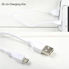 3 pieces/lot Micro USB Cable Fast Charging Mobile Phone USB Charger Cable 20CM Cables for Bluetooth headset MP3 Player Speaker